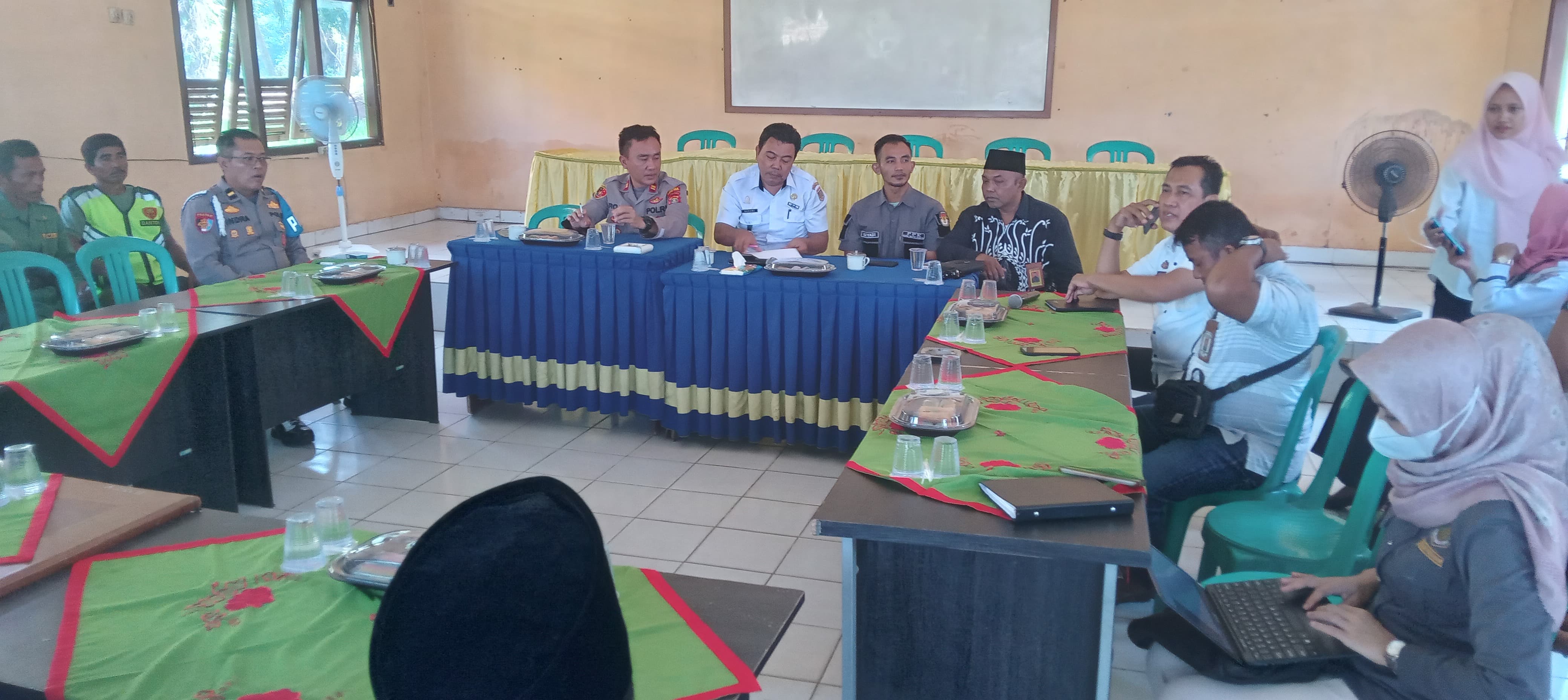 Acara kesiapan pemilu di kecamatan Bumiratu Nuban